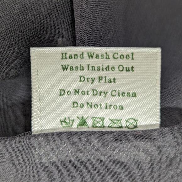 CHARLOTTE RUSSE! SILVER SQUARE SEQUIN ON GRAY SHEER, CHIFFON JACKET! SZ S - Picture 7 of 9